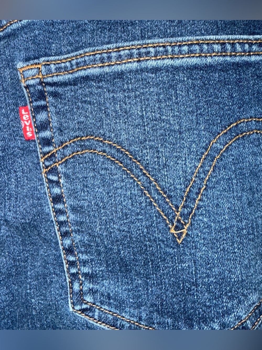 Levi’s Ribcage Straight Ankle Jeans women’s sz 30 x 27 button fly Red Tab - Picture 7 of 11
